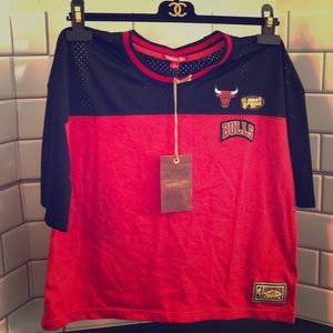 Chicago Bulls crop tee